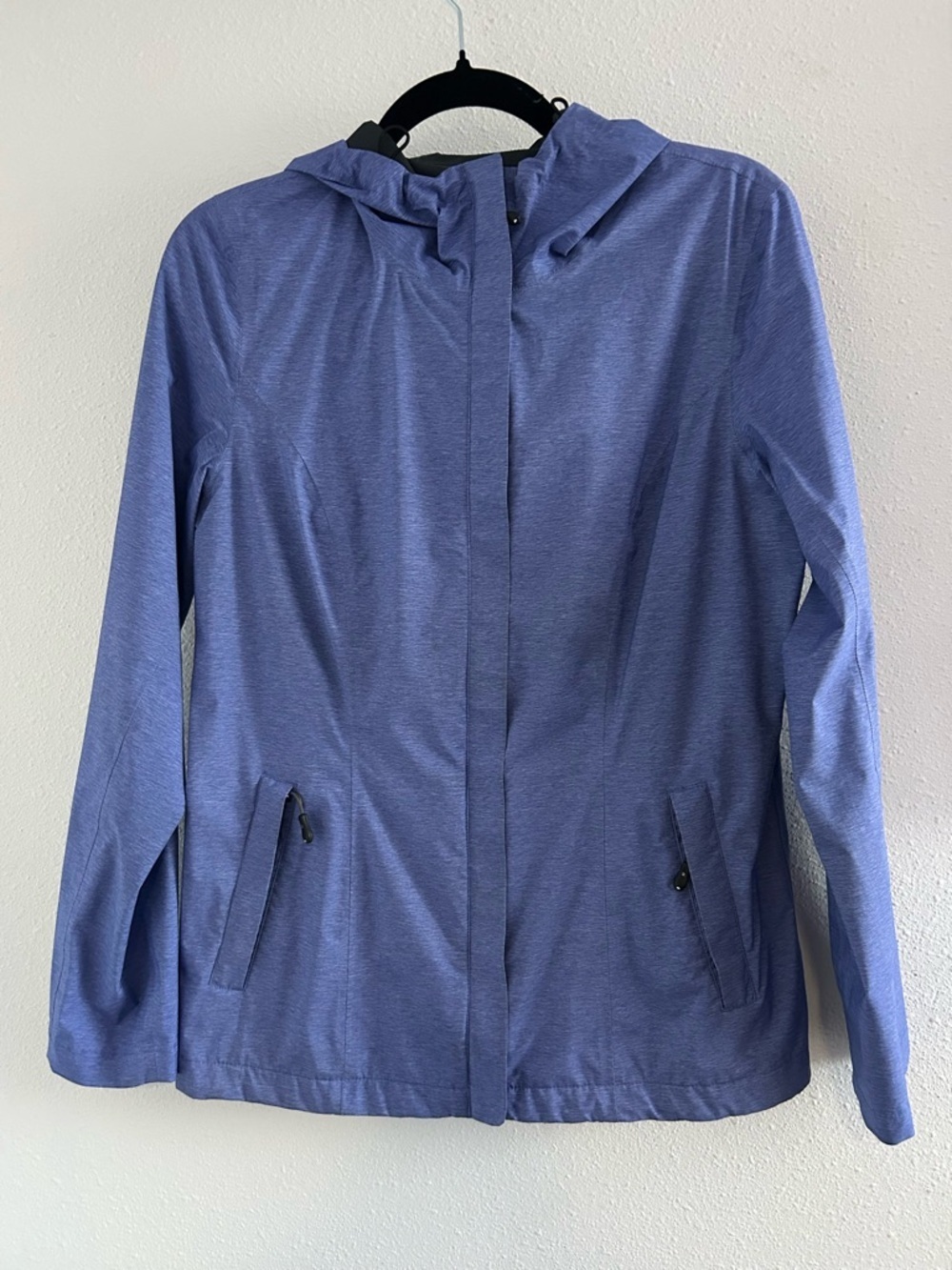 32 Degrees Heathered Periwinkle Hooded Utility Jacket